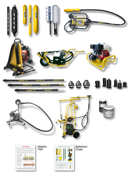 Oztec concrete vibrator Telegraph